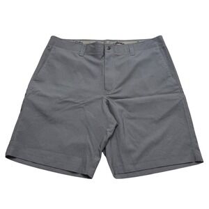 Callaway Mens Gray Golf Shorts Geometric Diamond Print Lightweight Sz 38 Pockets